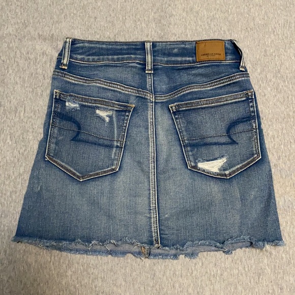 AE Ne(x)t Level High Waisted Denim Mini Skirt - Picture 2 of 6